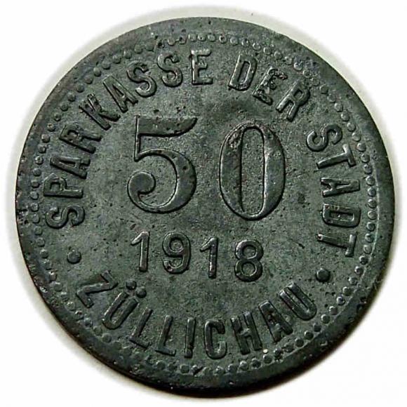 50 fenigów 1918 Sulechów / Zullichau (1)
