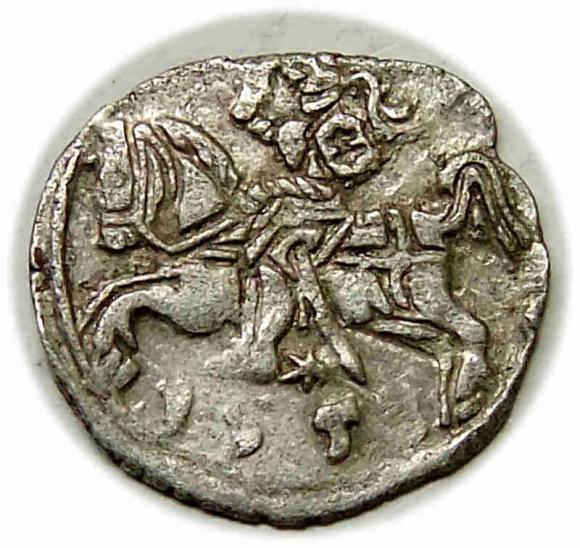 Denar 1558 Zygmunt II August Wilno (1)