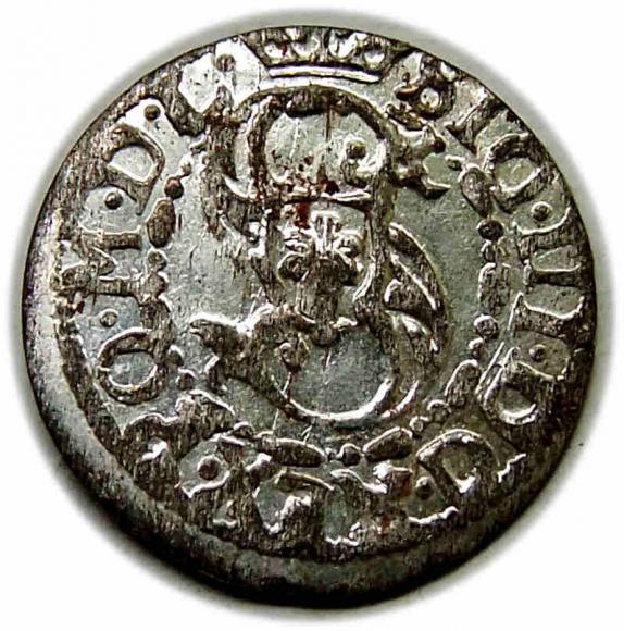 Szeląg Zygmunt III Waza Ryga (1)