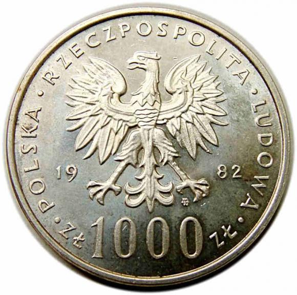 1000 złotych 1982 Jan Paweł II (2)