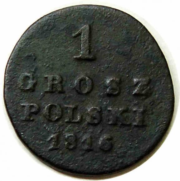 1 groschen 1816 Alexander I Polish Kingdom Warsaw