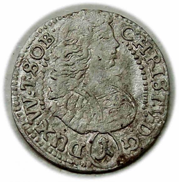 1 kreuzer 1684 Christian Ulrich I Duchy of Olesnica (1)