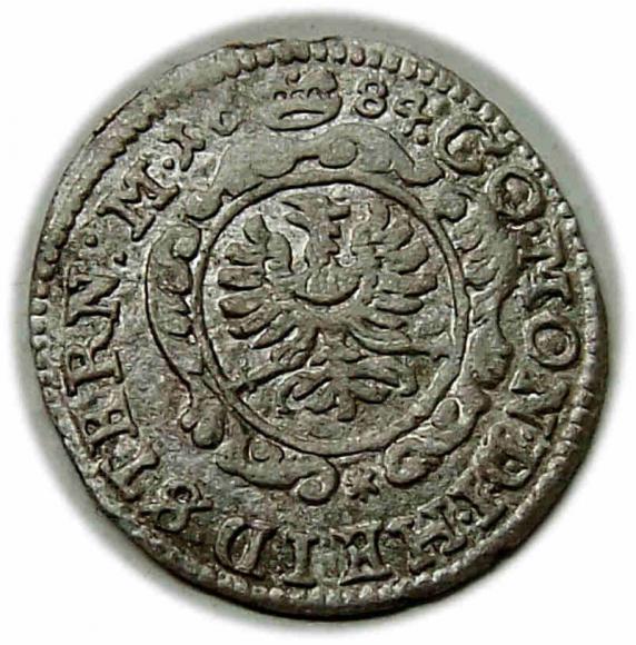 1 kreuzer 1684 Christian Ulrich I Duchy of Olesnica (2)
