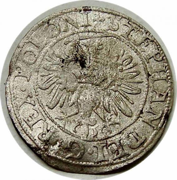 Szeląg 1578 Stefan Batory Gdańsk (2)