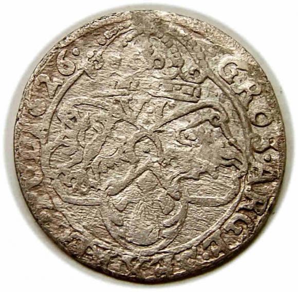 Szóstak 1626 Zygmunt III Waza Kraków (2)