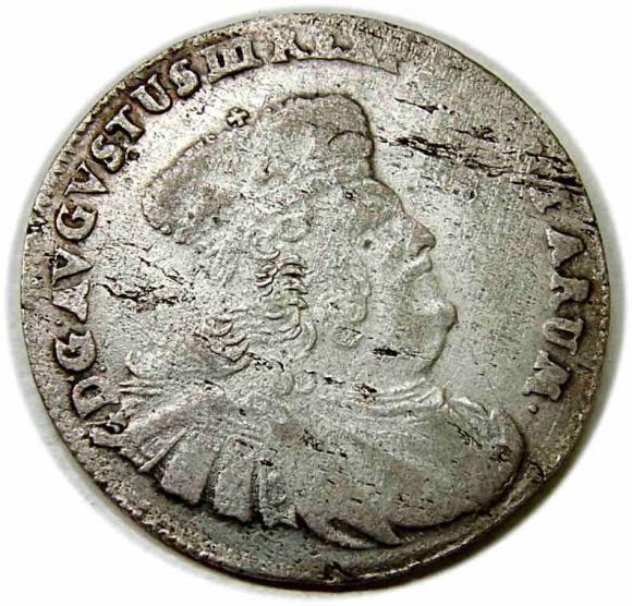2 zlote Augustus III Leipzig