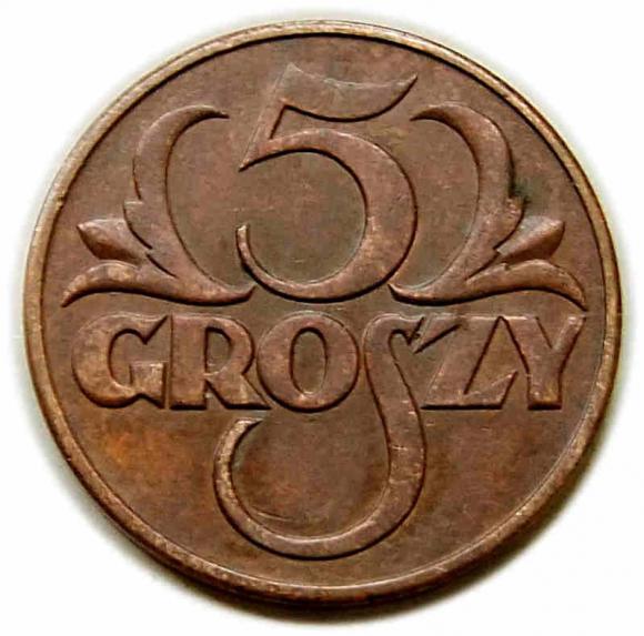 5 groszy 1937 II RP Warszawa (1)