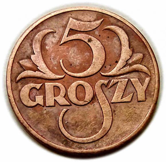 5 groszy 1938 II RP Warszawa (1)