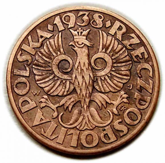 5 groszy 1938 II RP Warszawa (2)