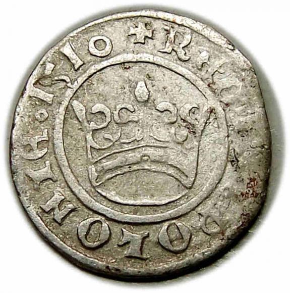 Półgrosz 1510 Zygmunt I Stary Kraków (1)