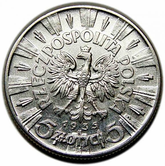 5 złotych 1935 Józef Piłsudski II RP Warszawa (2)