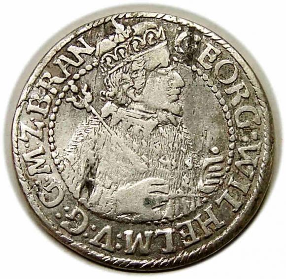 1/4 thaler 1623 George William Duchy of Prussia Krolewiec (1)