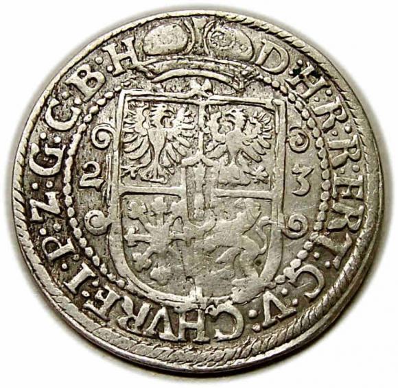 1/4 thaler 1623 George William Duchy of Prussia Krolewiec (2)