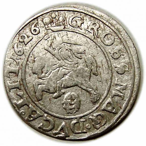 Grosz 1626 Zygmunt III Waza Wilno (2)