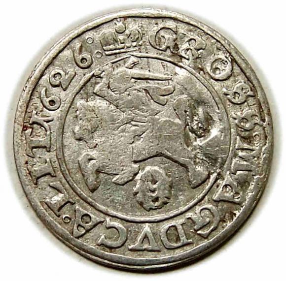 Grosz 1626 Zygmunt III Waza Wilno (2)