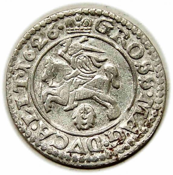 Grosz 1626 Zygmunt III Waza Wilno (2)