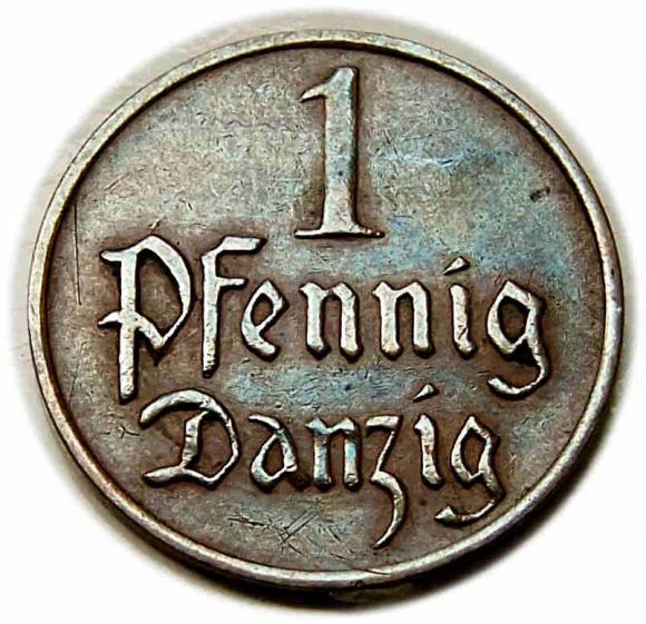 1 pfennig 1926 Free City of Danzig Gdansk (1)