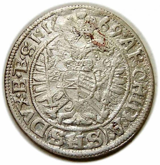 3 kreuzer 1669 Leopold I Breslau (2)