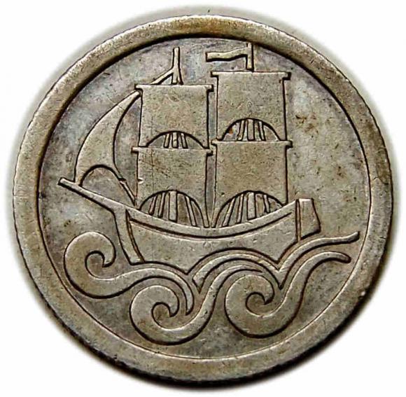 1/2 guldena 1927 Wolne Miasto Gdańsk Berlin (2)