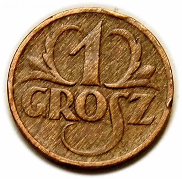 1 grosz 1927 II RP Warszawa (1)