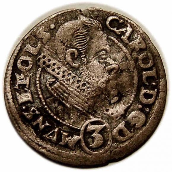 3 kreuzer 1614 Karol II Duchy od Ziebice - Olesnica (1)