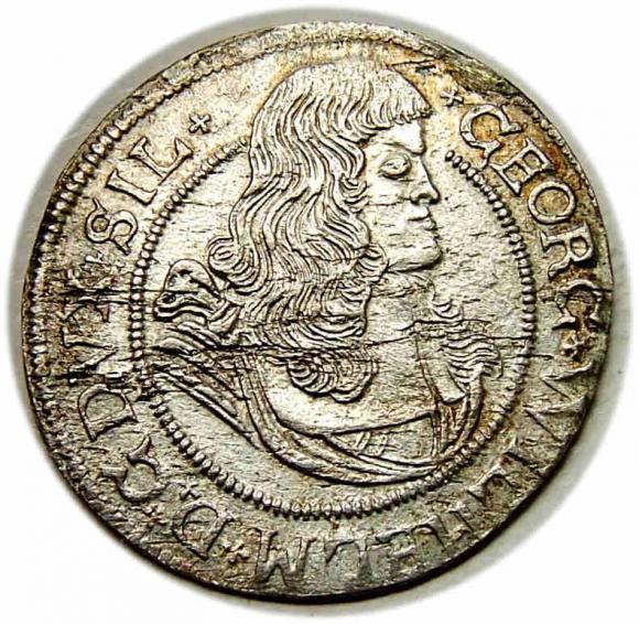 6 krajcarów 1674 Jerzy Wilhelm Księstwo Brzesko - Legnicko - Wołowskie Brzeg (1)