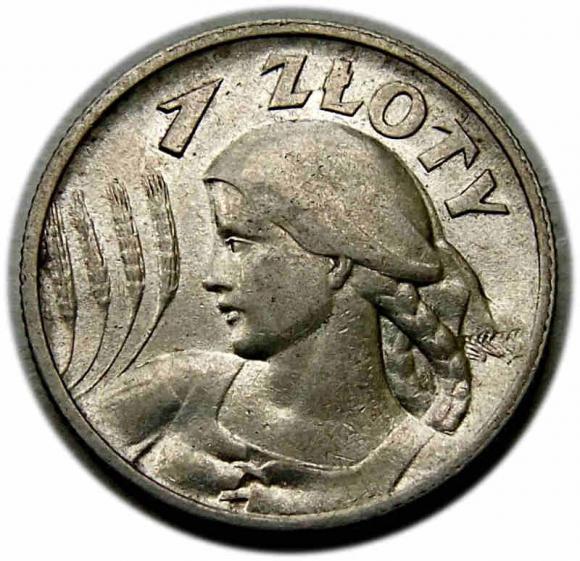 1 złoty 1925 Kobieta z kłosami II RP Londyn (1)