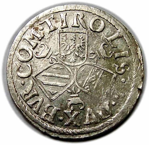 3 kreuzer Ferdinand II Austria Tyrol Hall (2)