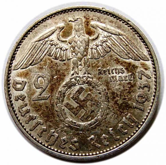 2 marki 1937 E Niemcy Muldenhutten (2)