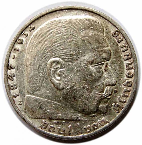 2 marki 1937 E Niemcy Muldenhutten (1)