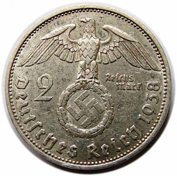 2 marki 1938 A Niemcy Berlin (2)