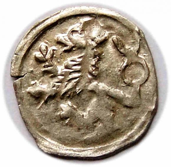 Heller lion / eagle George of Podebrady County of Kladsko (1)