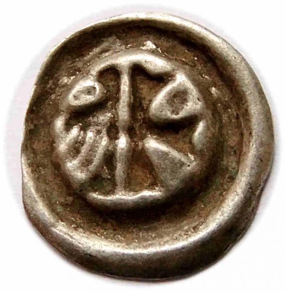 Brakteat eagle / cross Opole (2)