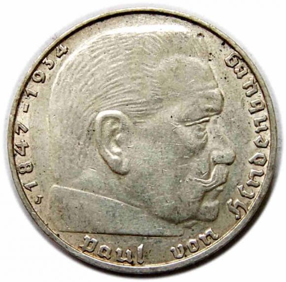 2 marki 1937 J Niemcy Hamburg (1)