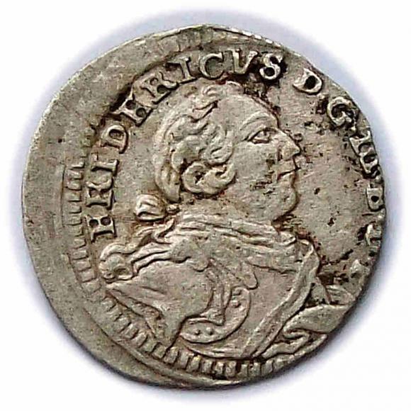 1 krajcar 1753 Fryderyk II Wielki Niemcy Bayreuth Brandenburgia (1)