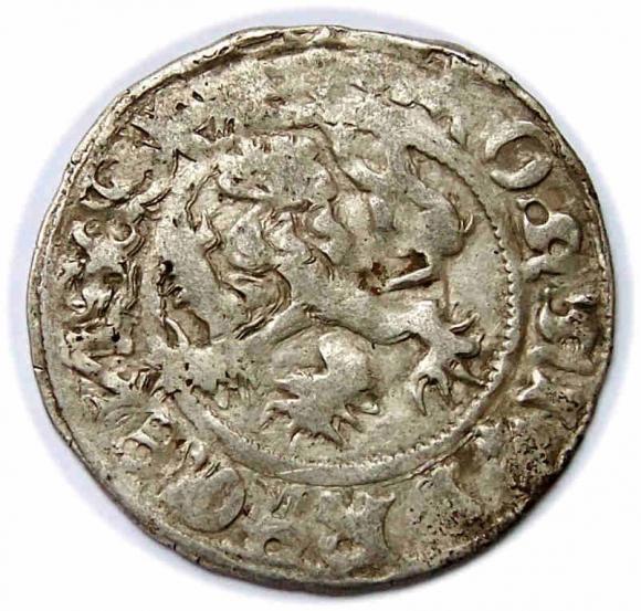 Grosz praski Władysław II Jagiellończyk Praga (2)