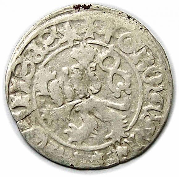 Grosz praski Władysław II Jagiellończyk Praga (2)