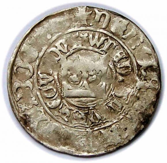 Grosz praski Władysław II Jagiellończyk Praga (1)
