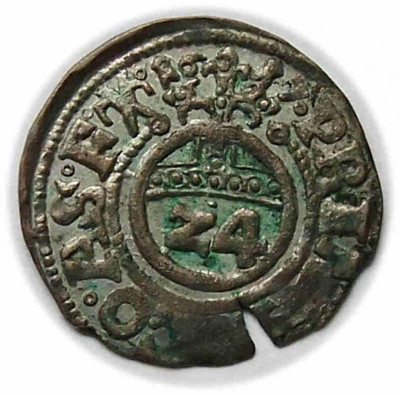 Groschen 1617 John George I Christian I August Rudolf Luis Anhalt (1)