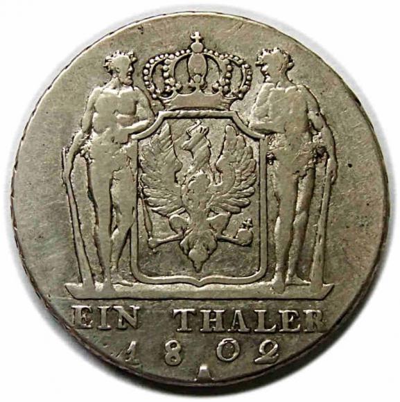 Talar 1802 Fryderyk Wilhelm III Prusy Berlin (2)