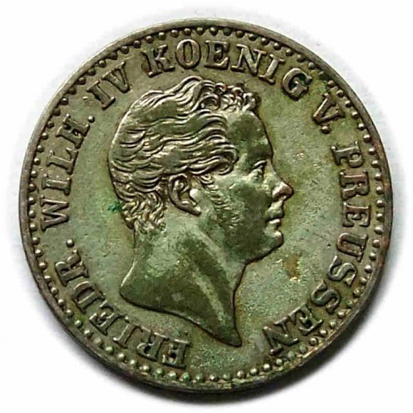 2 1/2 siber groschen 1843 Fryderyk Wilhelm IV Prusy Berlin (1)