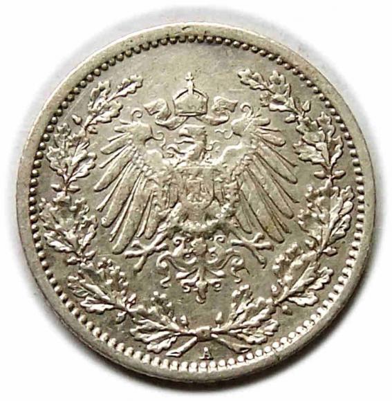 1/2 mark 1912 A Wilhelm Prussia Berlin (2)