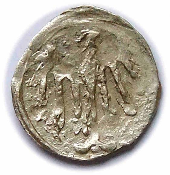 Halerz lew / orzeł Jerzy z Podiebradu Hrabstwo Kłodzkie (2)