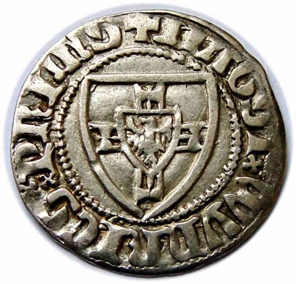 Szeląg Winrych von Kniprode Zakon Krzyżacki (1)