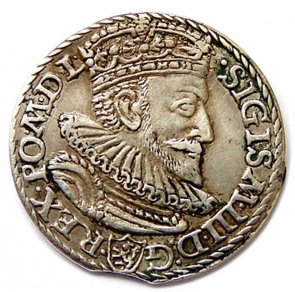 Trojak 1592 Zygmunt III Waza Malbork (1)