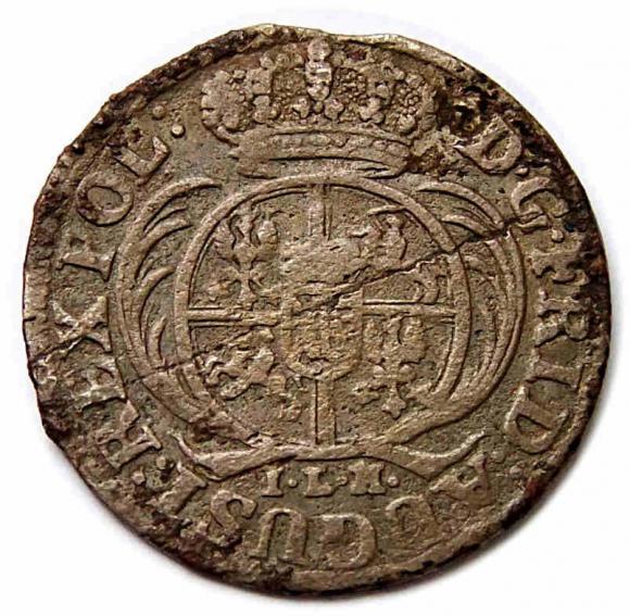 1/24 talara 1714 August II Mocny Drezno (2)