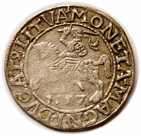 Half groschen 1557 Sigismund II Augustus Vilnius (1)