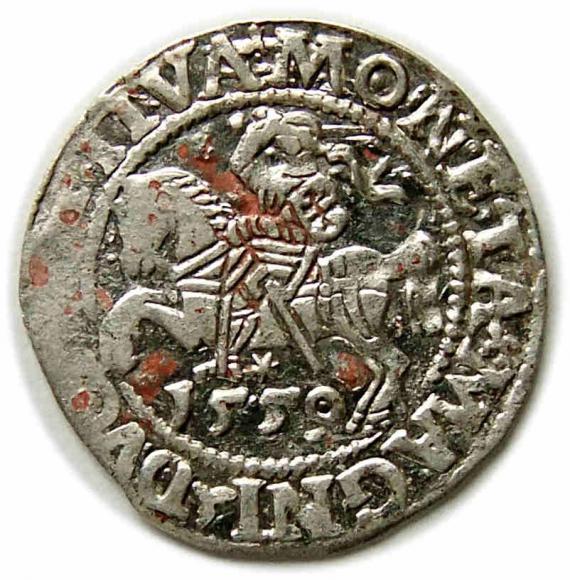 Half groschen 1559 Sigismund II Augustus Vilnius (1)