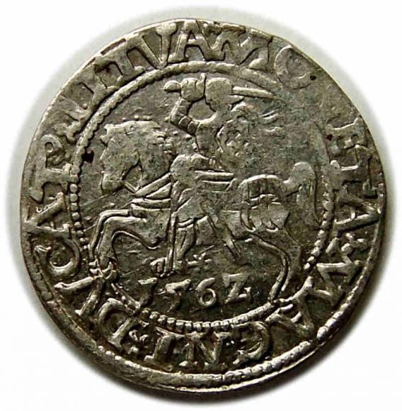 Half groschen 1562 Sigismund II Augustus Vilnius (1)