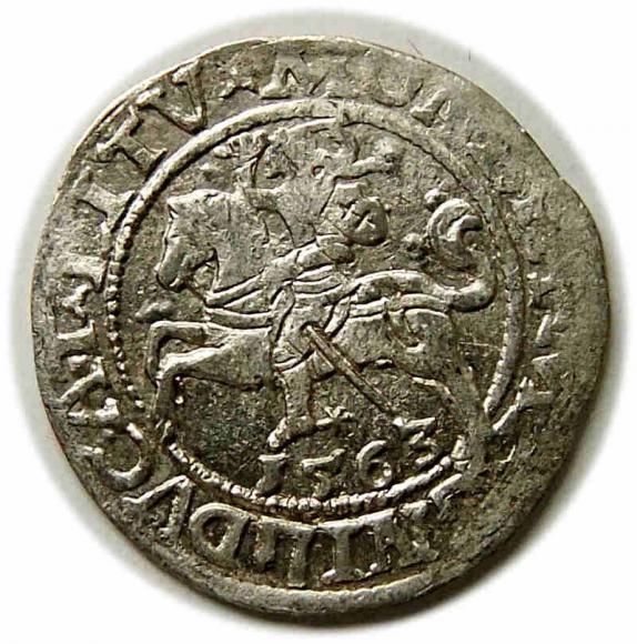 Half groschen 1563 Sigismund II Augustus Vilnius (1)